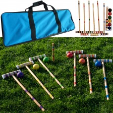 Croquet Set Fun Vintage Lawn Recreation Game by Hey! Play!   551922865